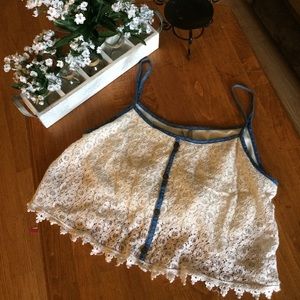 Lacy Crop Top